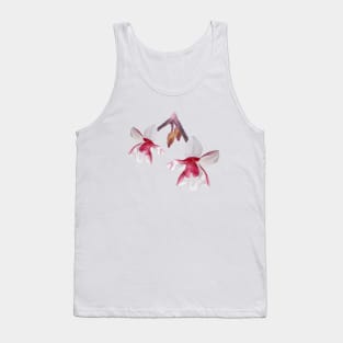 magnolia flower watercolor drawing Tank Top